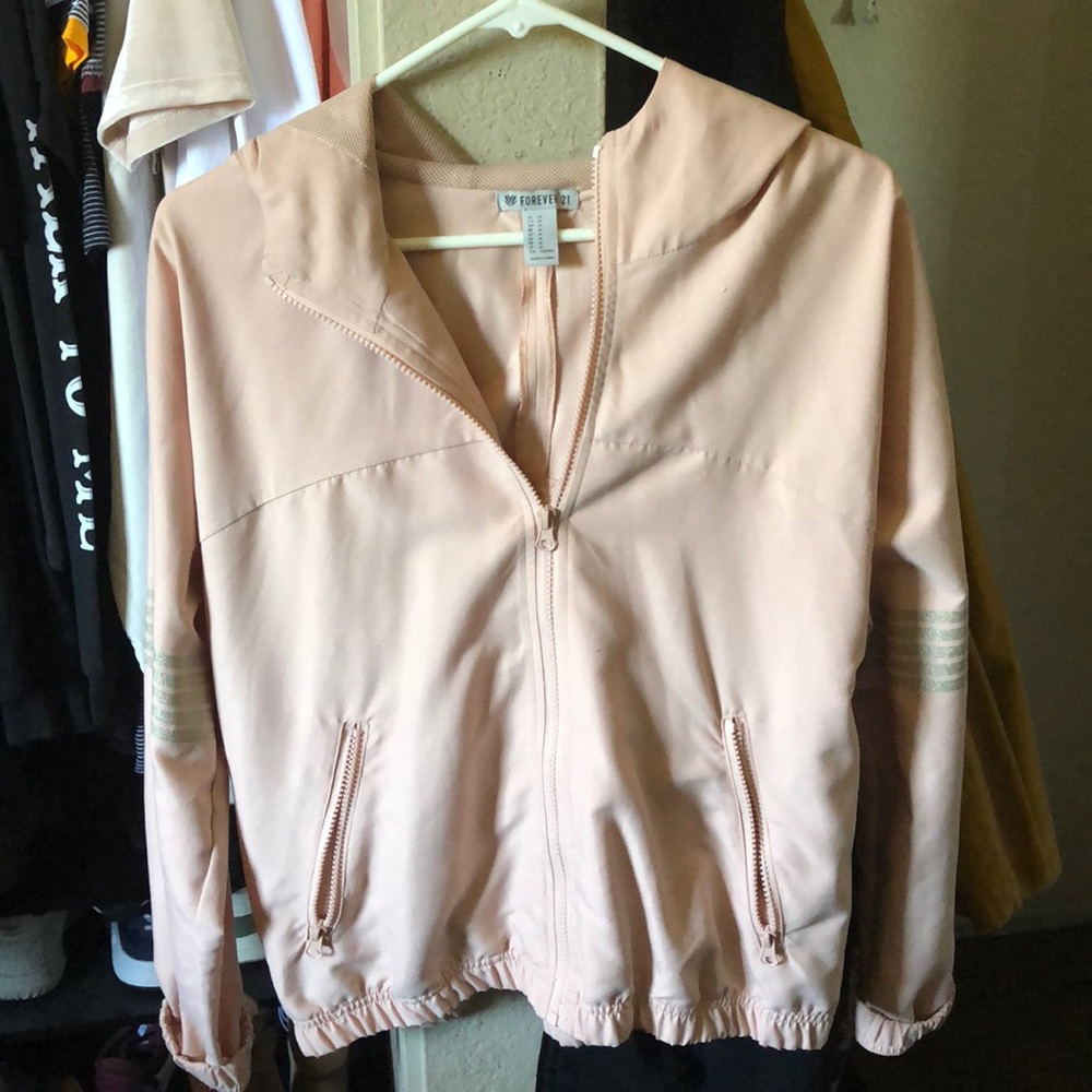 Light Pink Zip Up Jacket